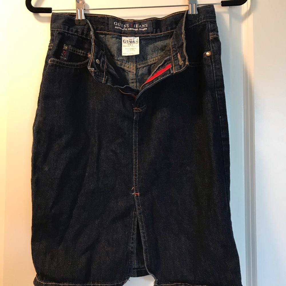 GUESS brand denim skirt